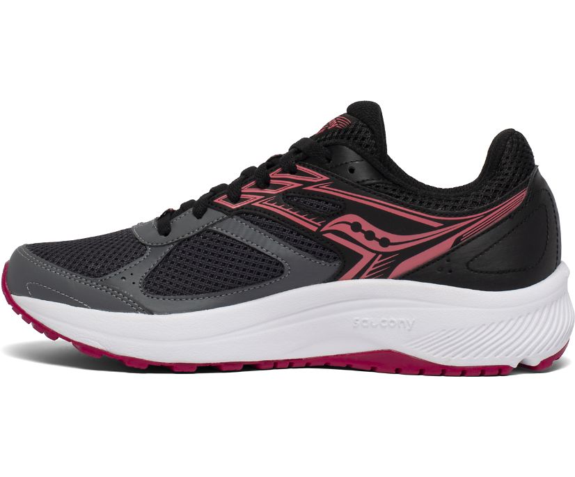 Saucony Cohesion 14 Women's Running Shoes Grey / Coral | Canada 093GSOL